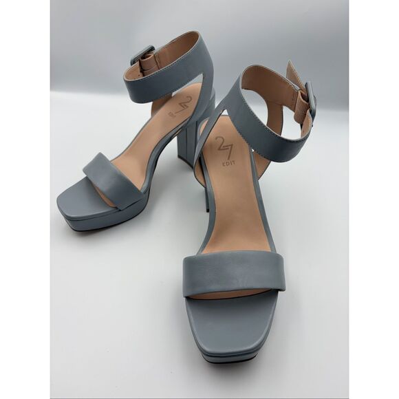 27 Edit Naturalizer Jaselle Platform High Heel Sandal In Glacier Grey Size 8 - Picture 12 of 12